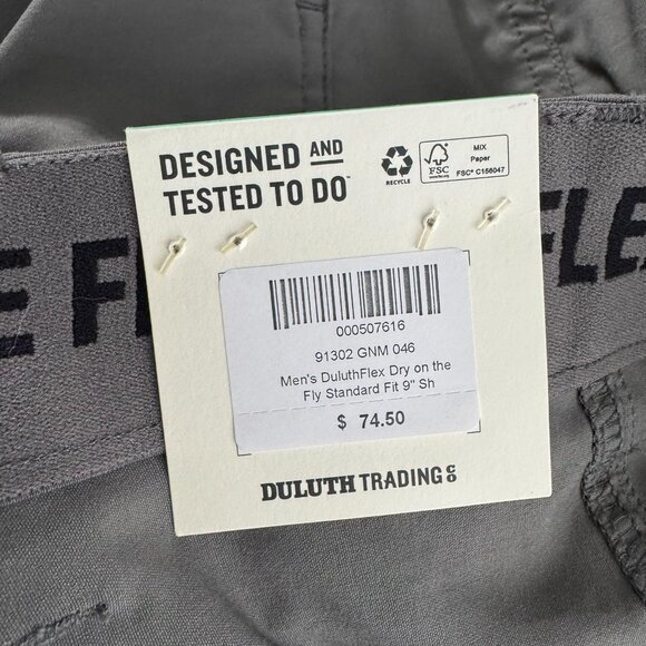 Duluth DuluthFlex Dry on the Fly Standard Fit 9" Shorts Mens Size 46 NWT SS-1874 - Picture 7 of 13